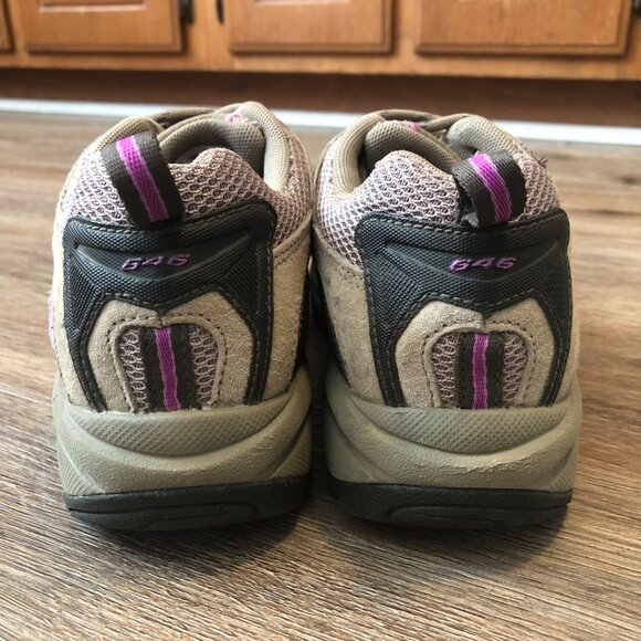 New Balance 646 Brown Suede Hiking Trail Shoes Women US8.5 Water resistance - Picture 3 of 11